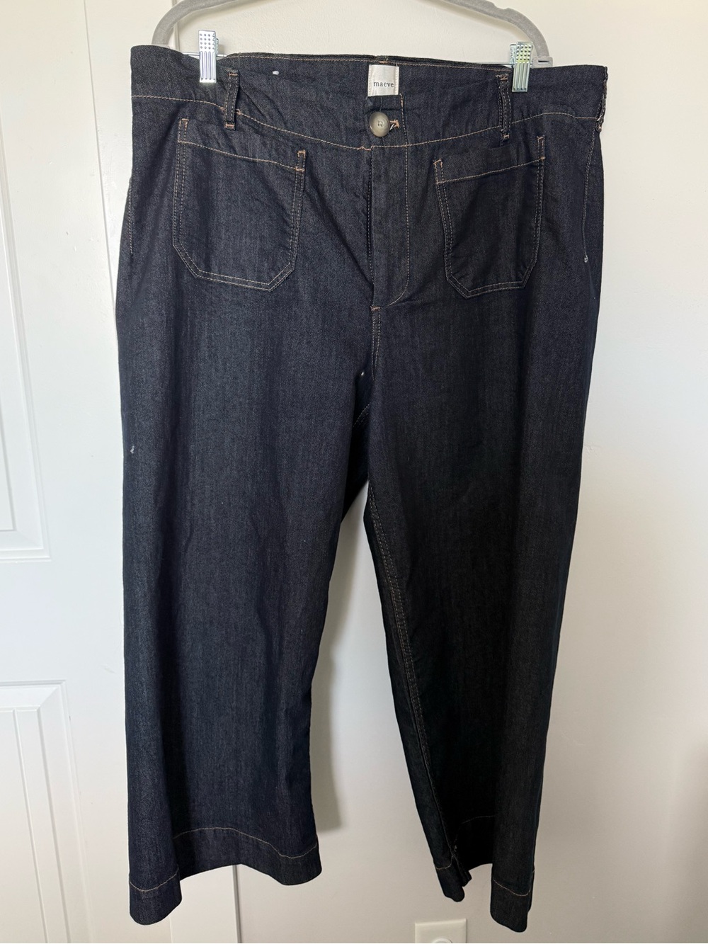 Anthropologie Colette Indigo Denim Pants